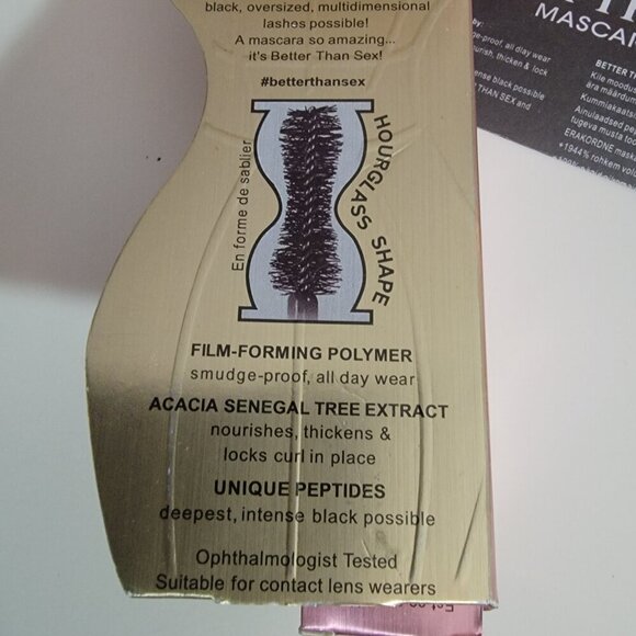 Too Faced Better than Sex Black Mascara in Box Full Size - Picture 6 of 13